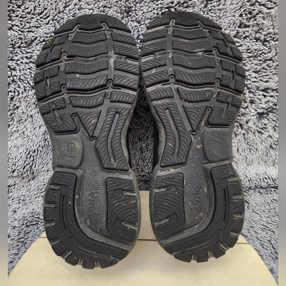 Brooks Ghost 15 Women's Size 8 Triple Black Athletic Running Sneakers Shoes - Picture 8 of 9